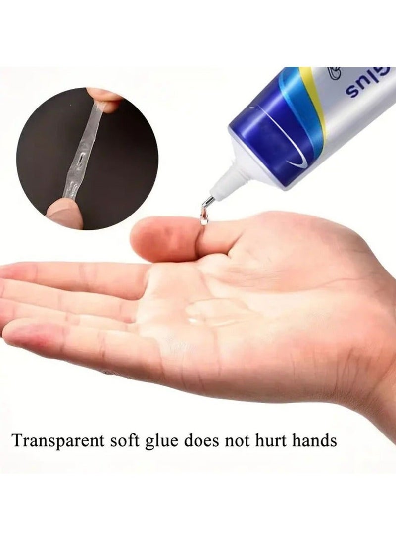 Adhesive shoe glue, soft rubber, waterproof leather shoes, special glue for sneakers, strong shoe repair glue 2pcs - Image 3